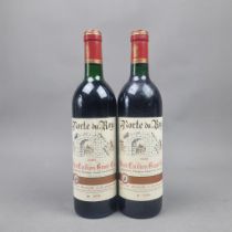 2 Bottles Porte Du Roy 1988 St-Emilion Grand-Cru