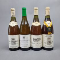 4 Bottles Chablis to include: Chablis Premier Cru – Vaillons – Louis Michel - 1995, Chablis