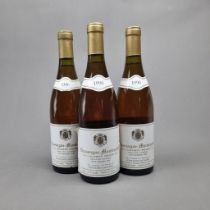 3 Bottles Chassagne Montrachet–Les Caillerets–Premier Cru– Fontaine Gagnard–1996