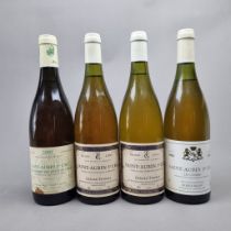 4 Bottles Saint-Aubin to include: 2 Bottles Saint Aubin 1er Cru – Gerard Thomas – 1993, Saint