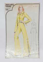 Mortone Vogue [London fashion house], 1970s. A collection of 32 original fashion designs in ink &