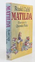 DAHL, Roald. Matilda, SIGNED first edition, first printing, signed & inscribed in bold black ink