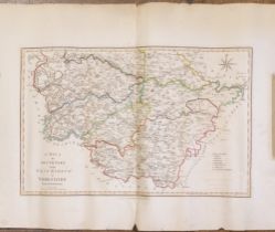 Stockdale (John): A Map of the south part of the West Riding of Yorkshire, hand coloured outlines.