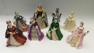 Wedgewood "The six wives of Henry VIII", Catherine, Jane, Anne, Catherine Parr and Catherine Howard,