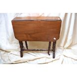 A small Sutherland table in mahogany.