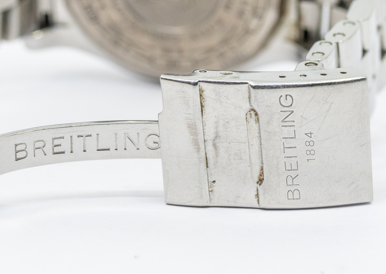 Breitling: a Gentleman's steel cased diamond set Super Avenger Chronographe Automatic wristwatch, - Image 6 of 6