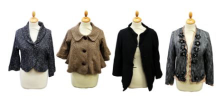 A collection of jackets to include: an Annette Gortz ribbed jersey three-quarter length jacket