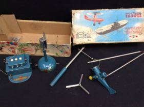 A 1950s remote control helicopter by Nulli-Secundus, English made.