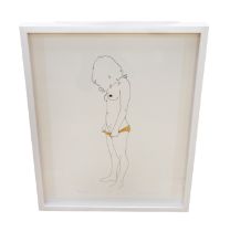 Four signed Natasha Law prints, largest titled Gold Knickers, no. 47/100, all signed limited