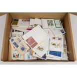 GB - Huge Box containing GB Stanley Gibbons Album , rather sparse in content , but seeing a few