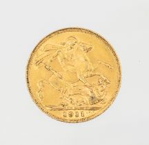 George V sovereign dated 1911