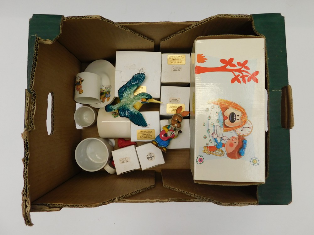 A collection of boxed Royal Stafford magic roundabout figures along with christening cups, plates - Image 2 of 5