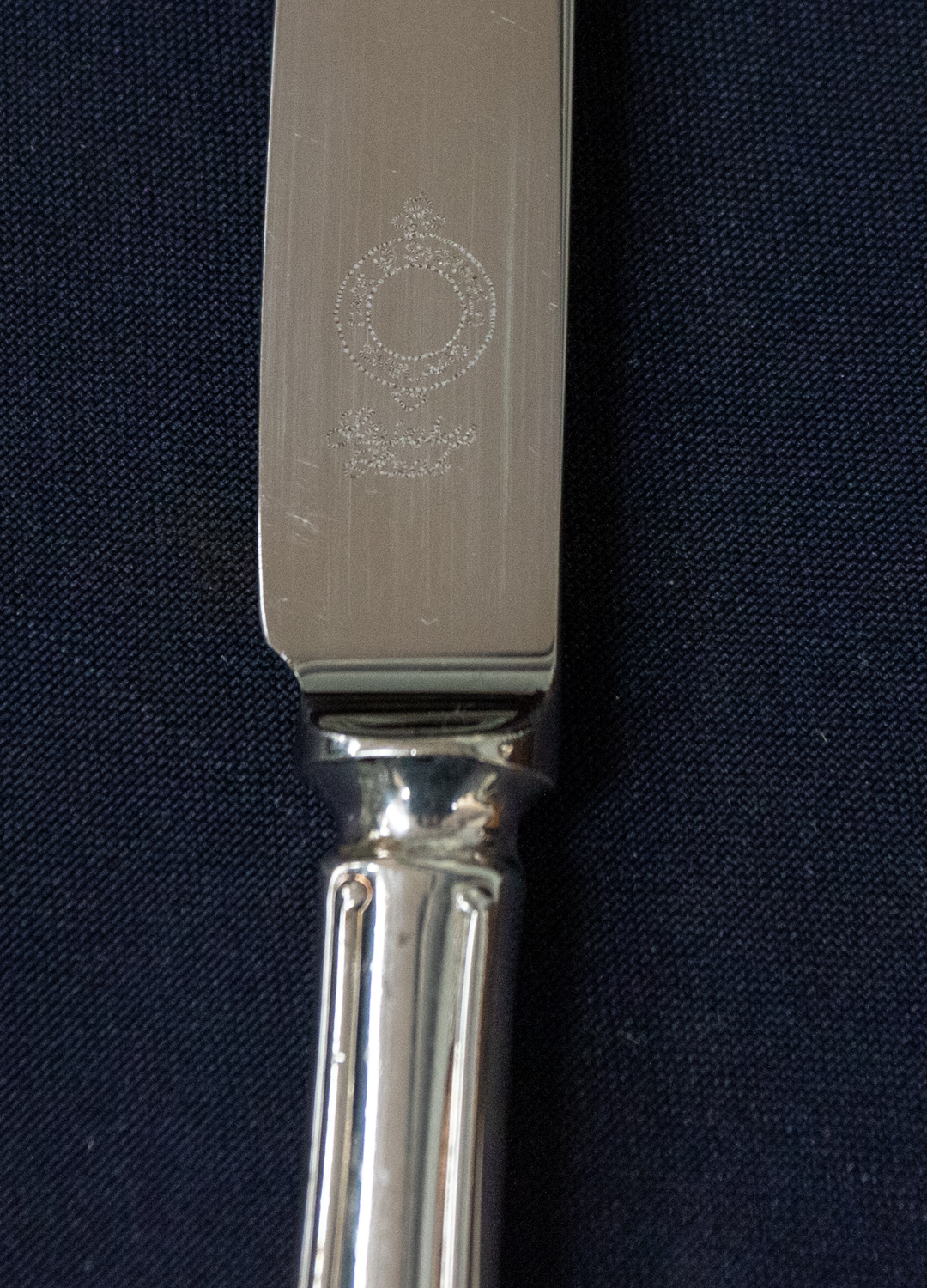 A 20th century Sheffield silver plated 44 piece cutlery service, six places, Dubarry pattern. In - Image 2 of 2