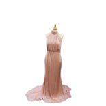 4 salmon pink Goddiva evening/prom/bridesmaid dresses, brand new with tags, 2 x size 12 and 2 x size