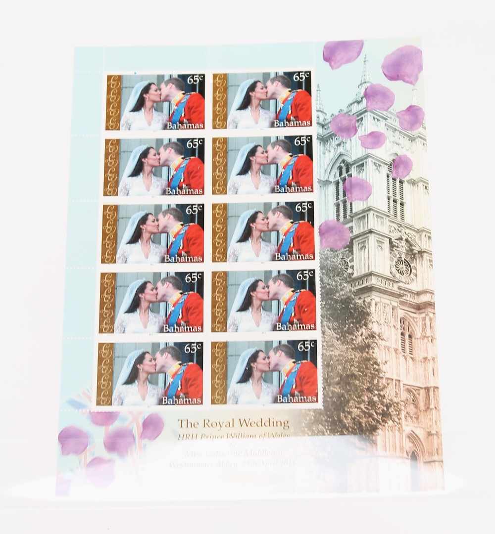 Large Attractive collection of Covers , Stamps , & Mini Sheets for the Royal Wedding of HRH Prince W - Image 5 of 9