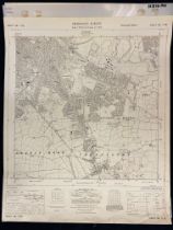 A collection of 20th-century OS maps of Derbyshire, c. 1920s to 1980s, rolled, approx. 120 in total