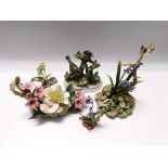 Boehm - A collection of 5 limited edition figurines, to include birds, flowers and butterflies etc.