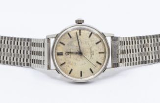 Omega- a gentleman's steel cased vintage Omega Seamaster 600 wristwatch, comprising a signed