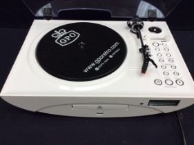 G.P.O vinyl and CD retro record player.