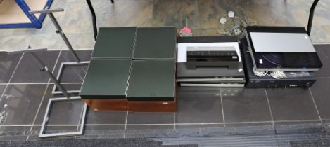 A Bang & Olufsen stereo system comprising: Beo-Cord 5000, Beo-Master 5000, Beo-Gram 5000, Master