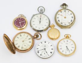 A collection of late 19th Century to 20th Century pocket watches, AF.