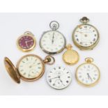 A collection of late 19th Century to 20th Century pocket watches, AF.