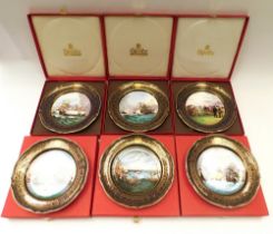 Six boxed Spode collectors plates, all limited editions, Armada series, to include: Launch of the