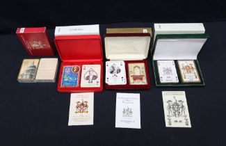 Playing Cards: a mixed collection of 1990s and 2000s commemorative and novelty playing cards in