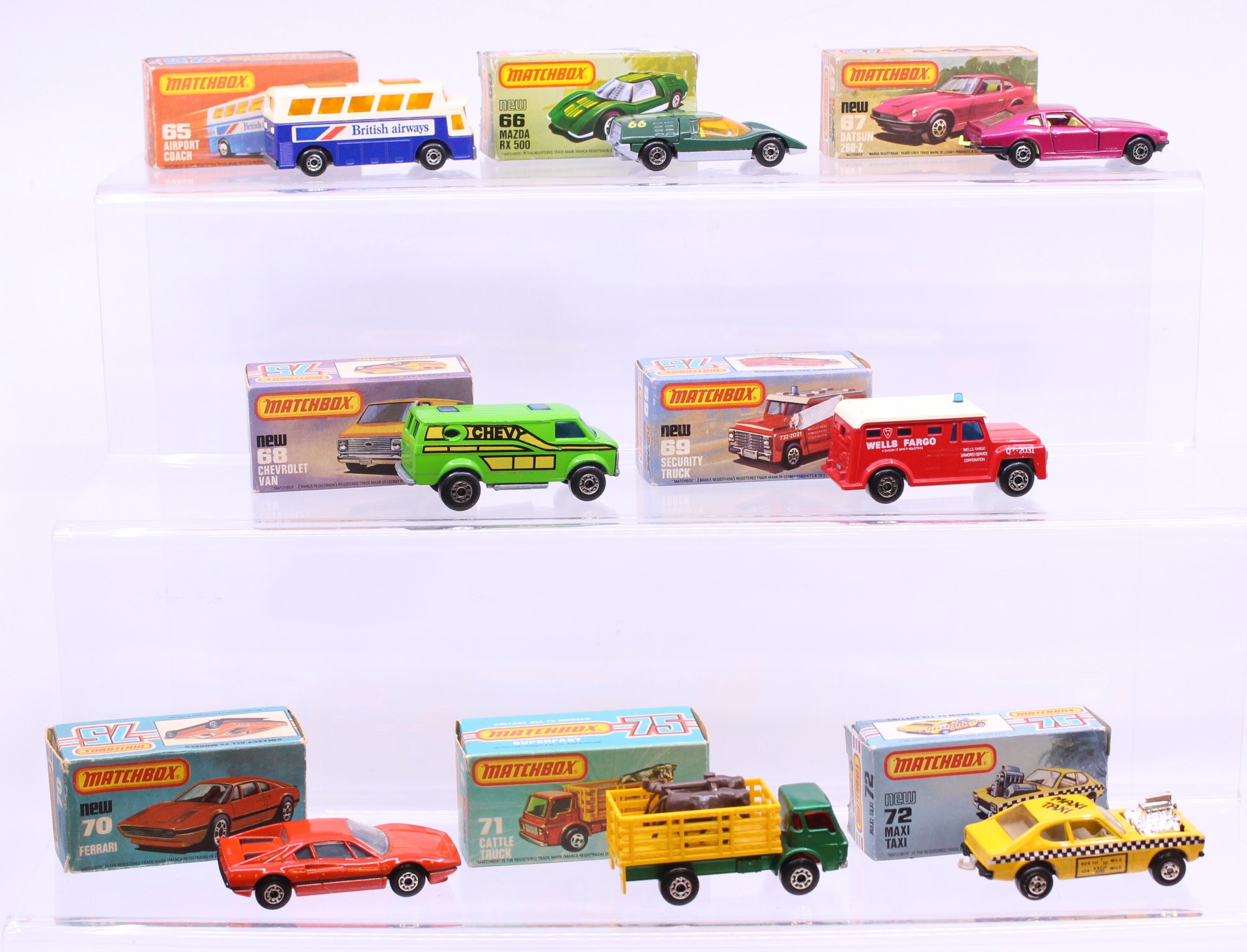 Matchbox: A collection of eight assorted boxed Matchbox 75 Series vehicles to comprise: Airport - Image 2 of 2