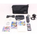 Sega: A Sega Game Gear Portable Game Console, together with Columns and Sega Game Pack 4 in 1 game
