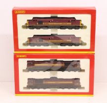 Hornby: A boxed Hornby, OO Gauge, EWS Co-Co Diesel Electric Class 37 Locomotive (Powered) and