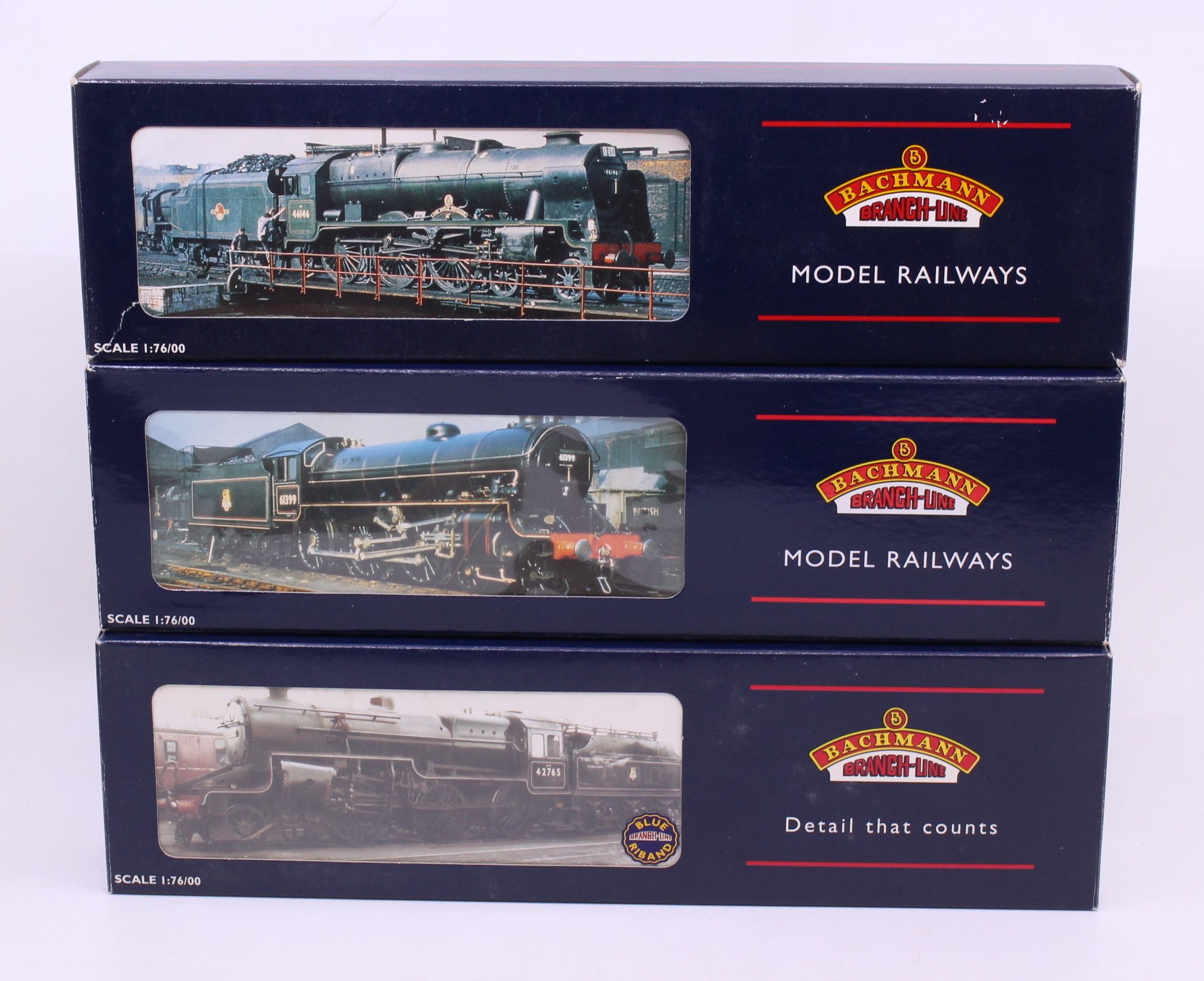 Bachmann: A collection of three boxed Bachmann, OO Gauge, locomotive and tenders, to comprise: