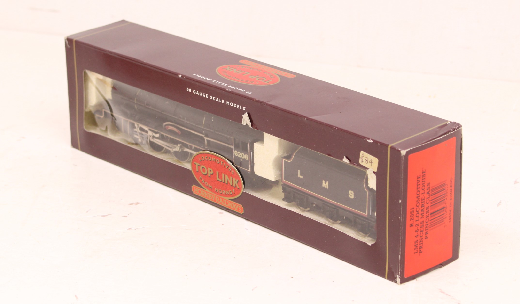 Hornby: A boxed Hornby, OO Gauge, LMS 4-6-2 'Princess Marie-Louise' Princess Class, locomotive and - Image 2 of 3