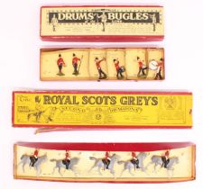 Britains: A boxed Britains Soldiers, Drums and Bugles of the Line, Reference No. 30, comprising