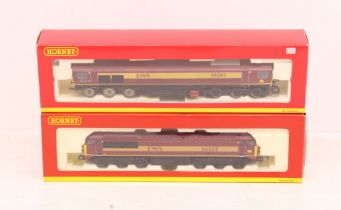 Hornby: A boxed Hornby, OO Gauge, EWS Co-Co Diesel Electric Class 59 Locomotive 59201 Vale of