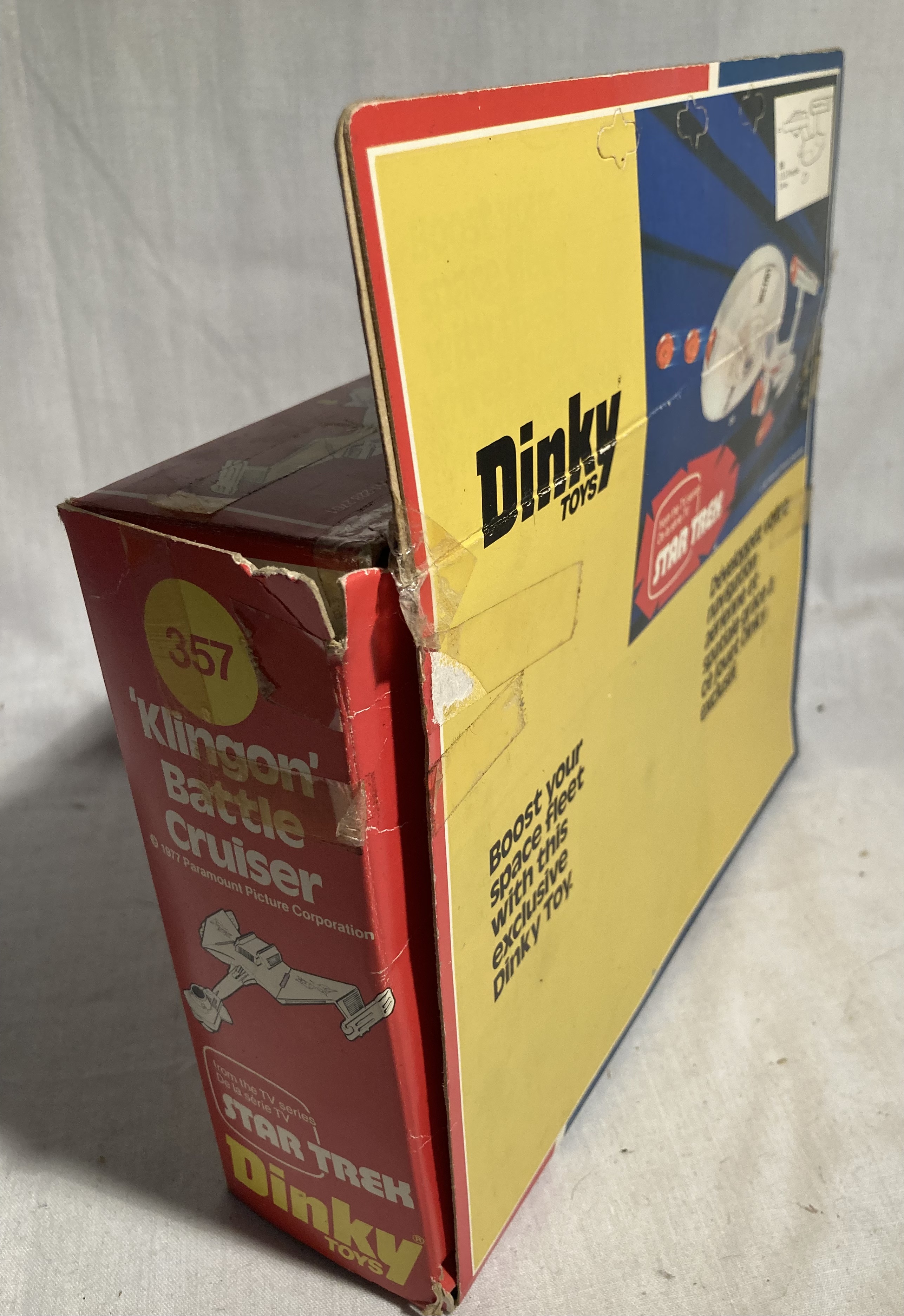 Dinky: A boxed Dinky Toys, Star Trek Klingon Battle Cruiser, Reference 357, in excellent original - Image 6 of 7