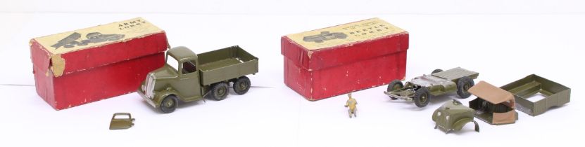 Britains: A boxed Britains, Army Lorry, Reference No. 1335. Original box, general wear expected with