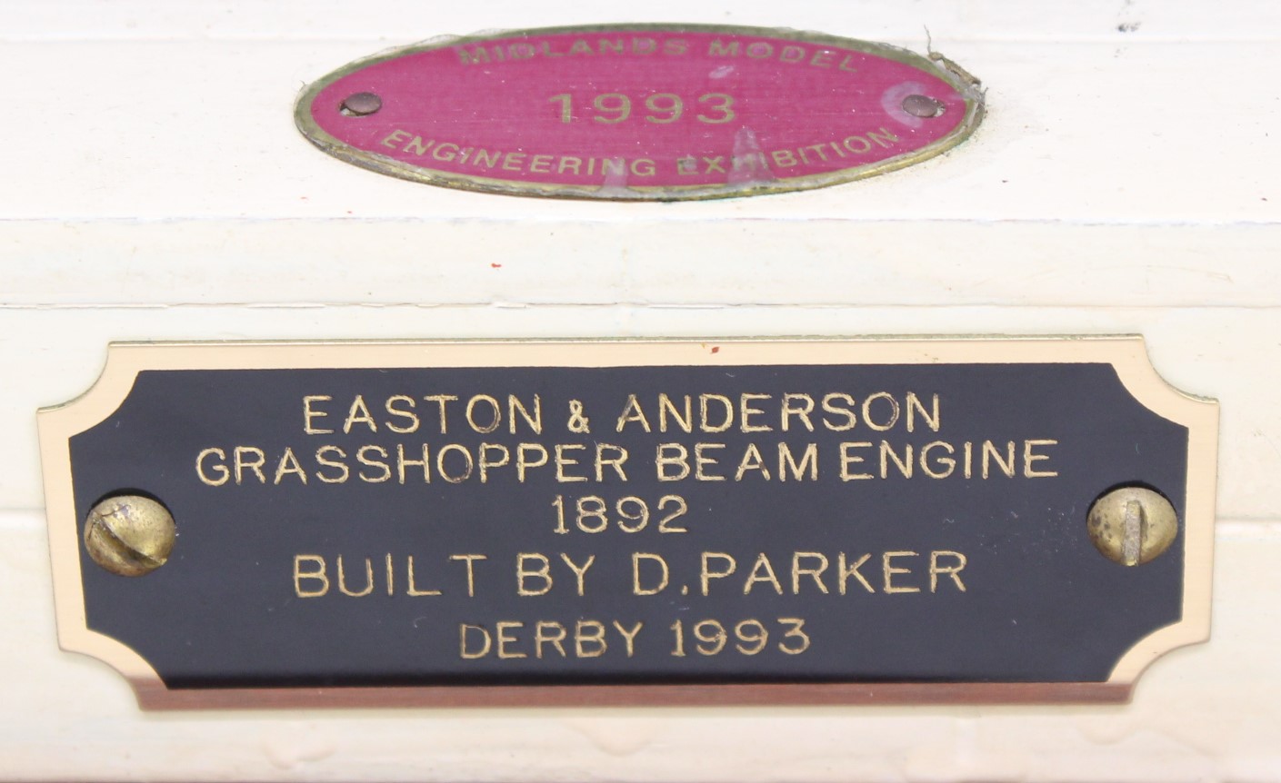 Easton & Anderson: An Easton & Anderson Grasshopper Beam Engine, Built by D. Parker, Derby 1993, - Image 3 of 5