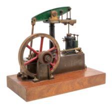 Stuart: A 1940s/1950s Stuart Turner live steam stationary beam engine. Engine measuring approx. 34cm