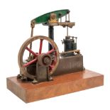 Stuart: A 1940s/1950s Stuart Turner live steam stationary beam engine. Engine measuring approx. 34cm