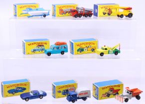 Matchbox: A collection of eight assorted boxed Matchbox 75 Series vehicles to comprise: Cabin