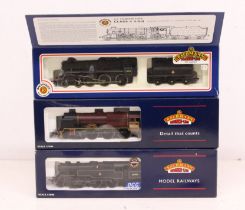Bachmann: A boxed Bachmann, OO Gauge, 4MT Standard Tank 80009 BR Black Lined Early Emblem, Reference
