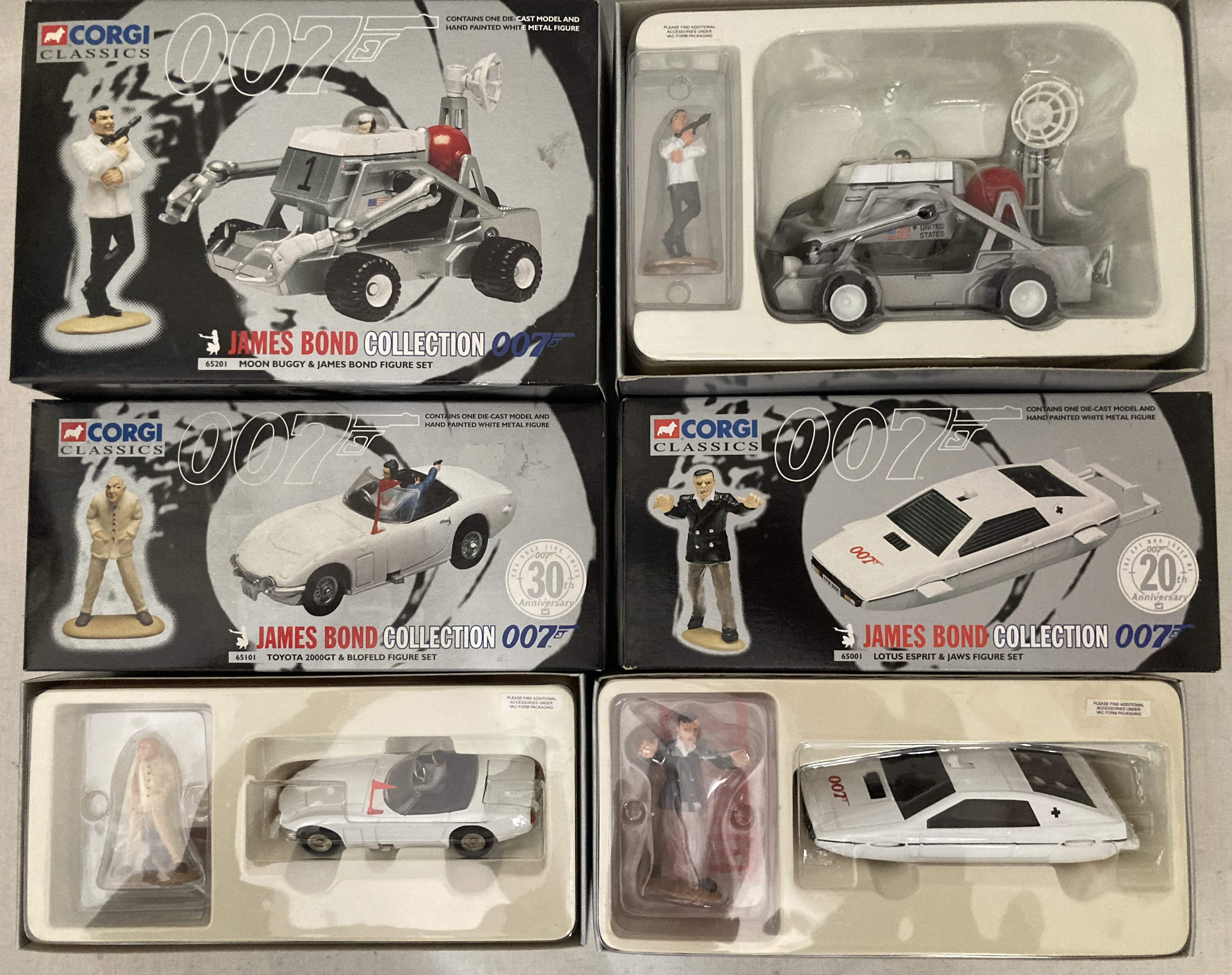 Corgi: A collection of Corgi 007 James Bond vehicles to include: Moonbuggy, Lotus Esprit, Toyota - Image 2 of 8