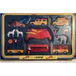 Corgi: A boxed Corgi Toys, Les Cirques Jean Richard Circus, Set no.48. Appears complete and boxed (