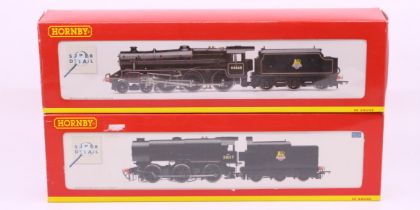 Hornby: A boxed Hornby, OO Gauge, BR 4-6-0 Class 5MT Locomotive and Tender 44668, Reference R2322;