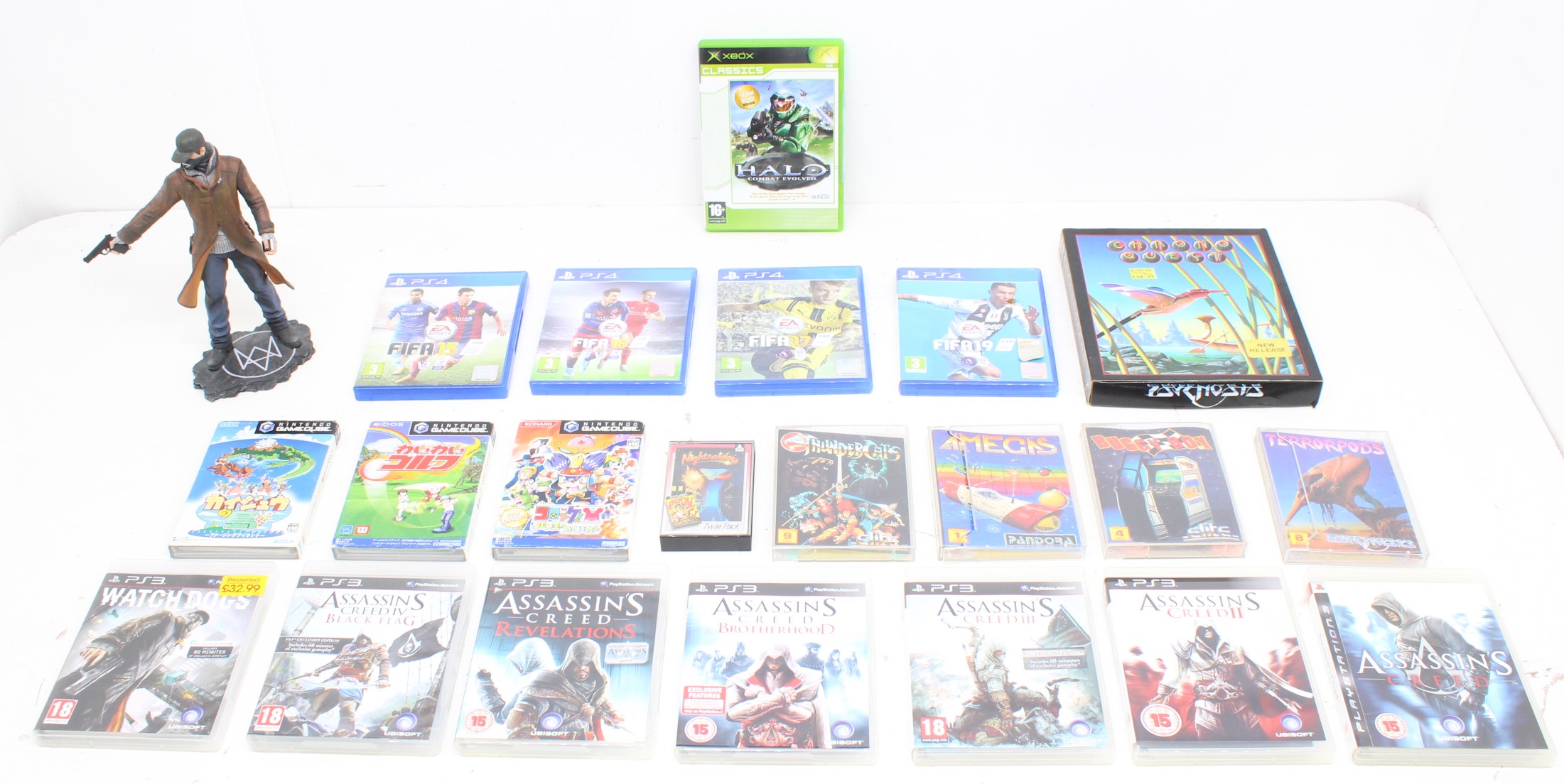 Video Games: A collection of assorted video games through the generations to include: Nintendo