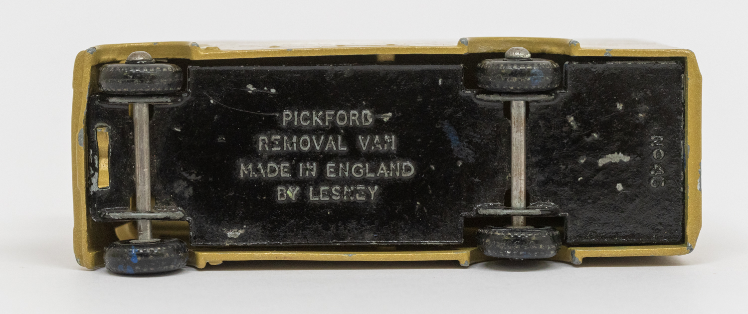 Matchbox: A Matchbox 75 Series, Pickfords Removal Van, 'Beales Bealesons', No. 46. Tan body, black - Image 7 of 7