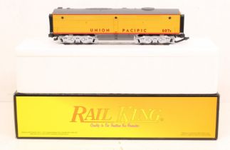 RailKing: A boxed RailKing by MTH Electric Trains, Alco PA AA Diesel B-Unit, Union Pacific 607B,