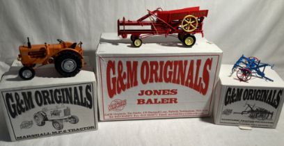 G&M Originals: A collection of three G&M Originals hand made 1:32 scale farm equipment to include: