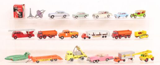 Diecast: A collection of assorted unboxed diecast vehicles to include: Spot-on Hillman Minx, Spot-on